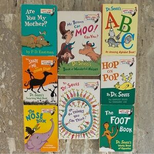 8 Dr. Seuss Board Books.